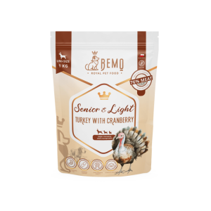 BEMO karma sucha Senior&Light Turkey 1kg