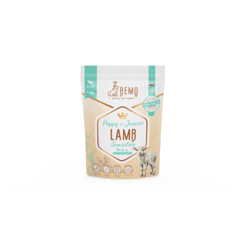 BEMO karma sucha Puppy & Junior Sensitive Lamb S/M 1kg