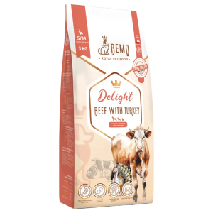 BEMO karma sucha Delight Beef with Turkey S/M 3kg