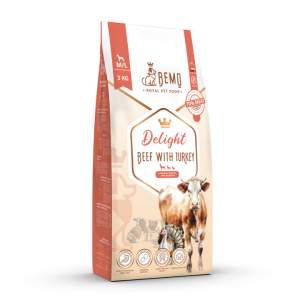BEMO karma sucha Delight Beef with Turkey M/L 3kg
