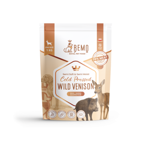 BEMO karma tłoczona na zimno Wild Venison 1kg