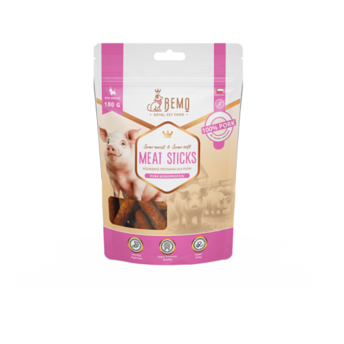 BEMO przysmaki Meat Stick mono wieprzowina 180g