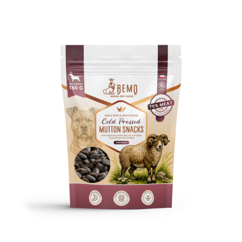 BEMO Cold Pressed przysmaki z baraniną 180g