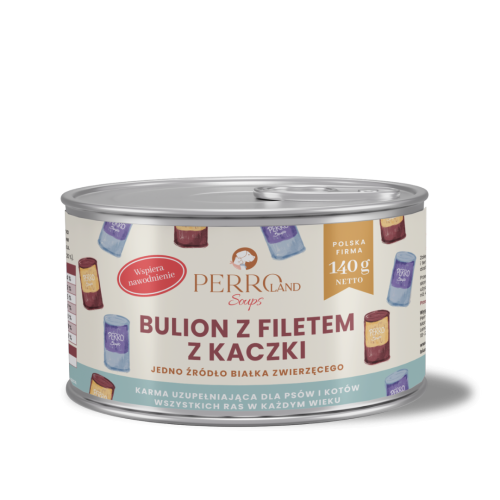 PERRO Soups bulion z filetem z kaczki 140g