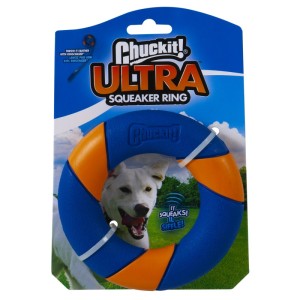 Chuckit! Ultra Squeaker Ring z piszczałką 12cm