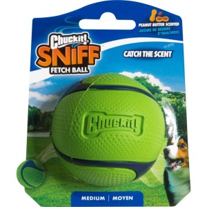Chuckit! Sniff Fetch Ball Peanut Butter M