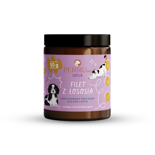 PERRO liofilizowany przysmak Voila filet z łososia 50g