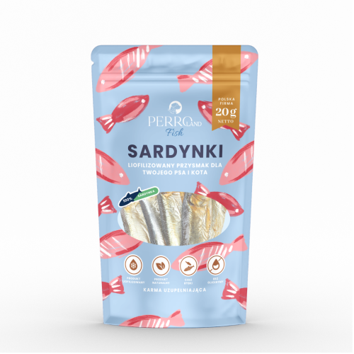 PERRO liofilizowane sardynki 20g