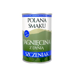 Polana Smaku karma mokra Jagnięcina z dynią dla szczeniąt 400g