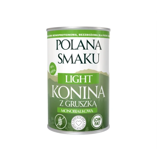 Polana Smaku karma mokra Konina z gruszką 400g