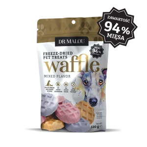 DR MALOU Wafle z kurczaka - liofilizowany przysmak 120g