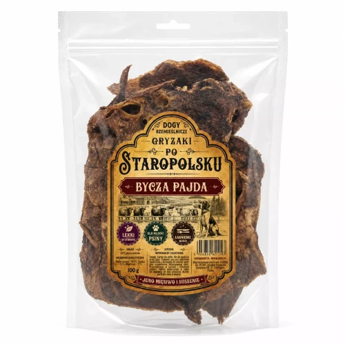 DOGY rzemieślnicze gryzaki BYCZA PAJDA 100g