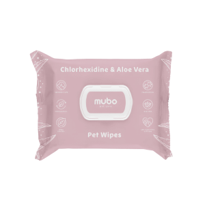 Mubo Chlorhexidine & Aloe Vera Pet Wipes chusteczki z chlorheksydyną i aloesem dla psa 40 szt