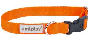AMIPLAY obroża samba pomarańczowa