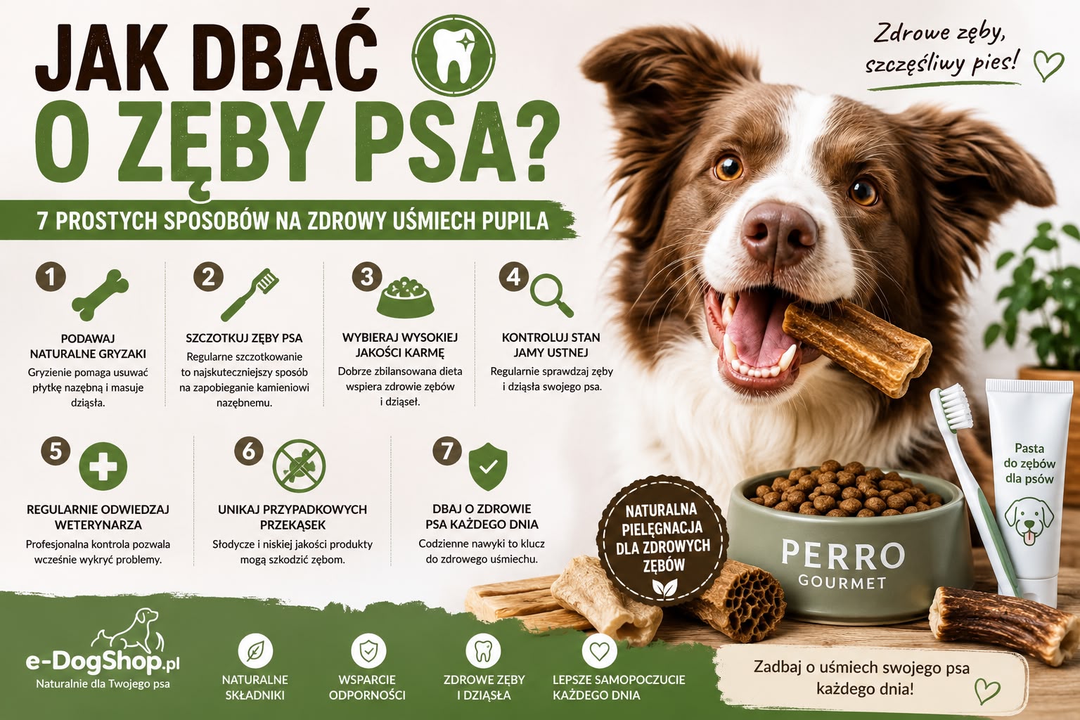 Jak dbać o zęby psa? 7 skutecznych sposobów na zdrowy uśmiech
