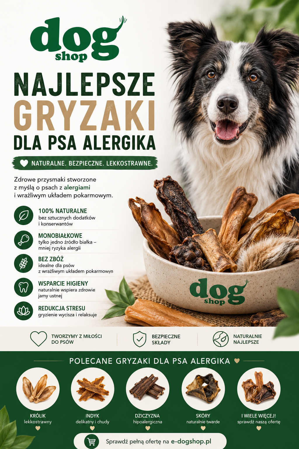 Najlepsze gryzaki dla psa alergika – które wybrać i czego unikać?