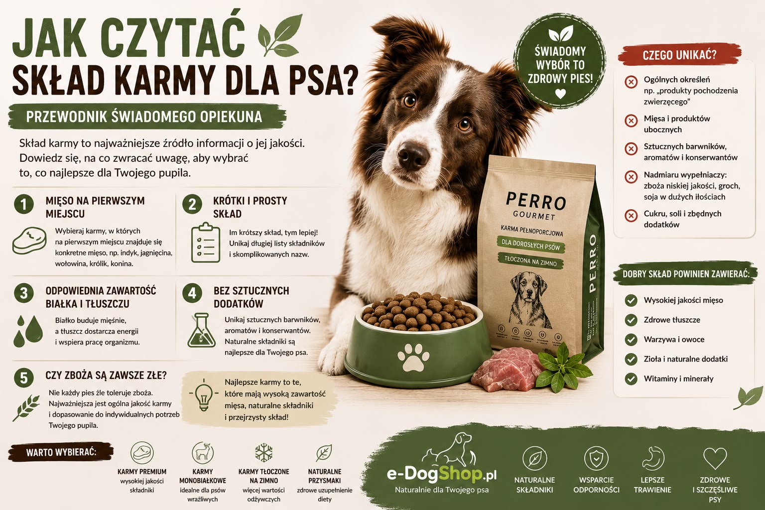 Jak czytać skład karmy dla psa? Najważniejsze informacje, które warto znać