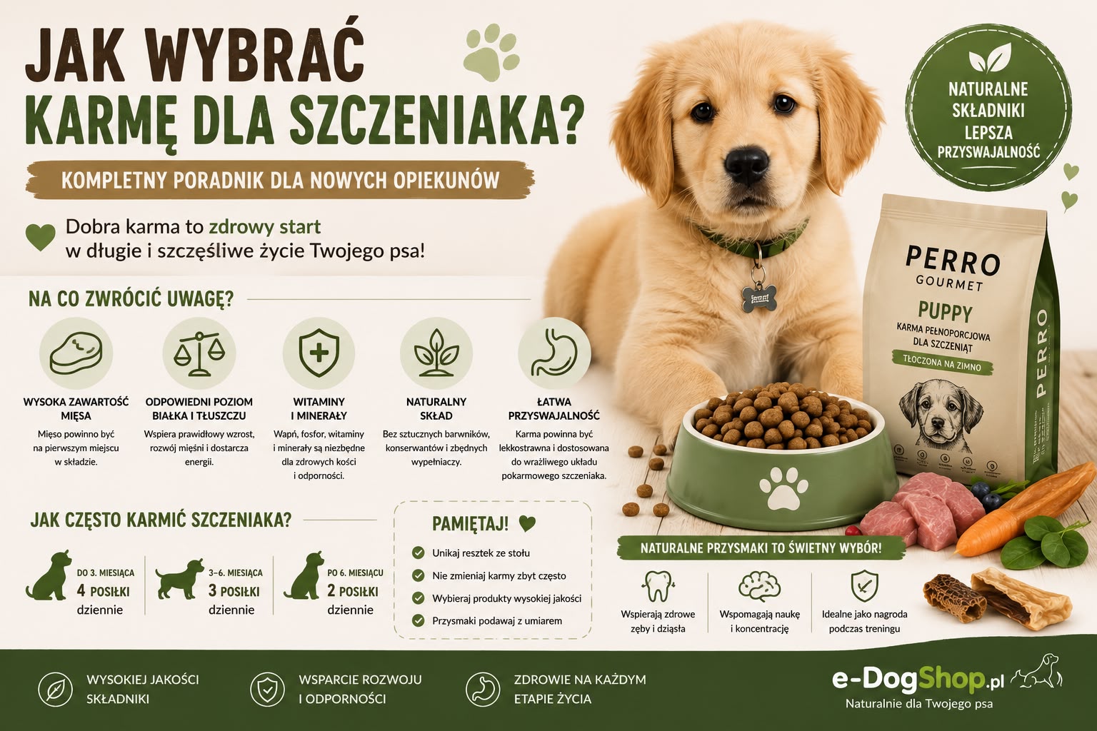 Jak wybrać karmę dla szczeniaka? Praktyczny poradnik dla właścicieli psów